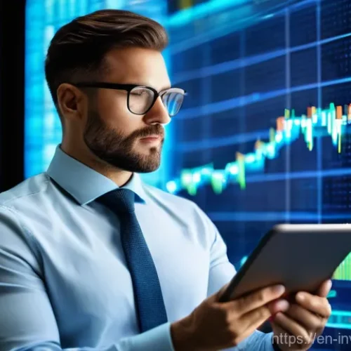 팩터 투자와 리서치 자료의 중요성 - **"Decoding Market DNA"**: A clear, brightly lit image of a focused, casually dressed investor (male...